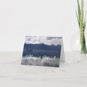 Misty Alaska Sea in Shades of Blue Tack Kort