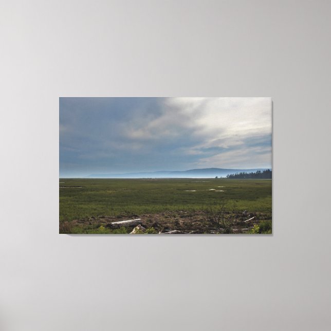 Misty-berg Canvastryck (Framsida)