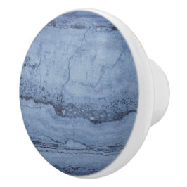 Misty Blue abstrakt Granite marble mönster Knopp