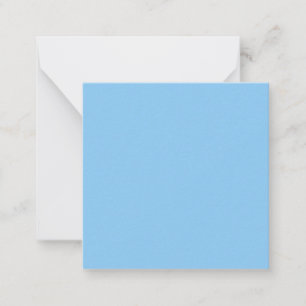 Misty Blue Färg, Flat Card Anteckningskort