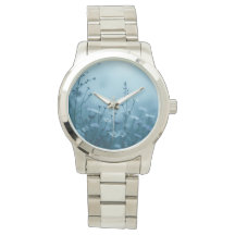 Misty Blue Little Flowers Wrist