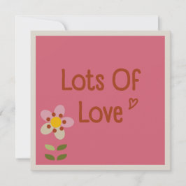 MISTY CHARM - Blommigt-inbjudningskort för Mors da Inbjudningar