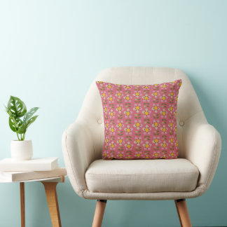Misty Charm - Dreamy Botanical Throw Cushion Kudde