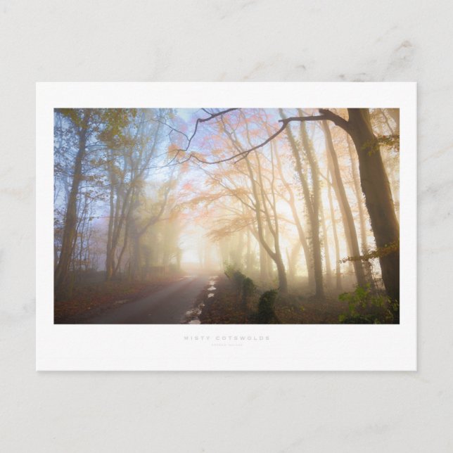 Misty Cotswments Vykort (Framsida)