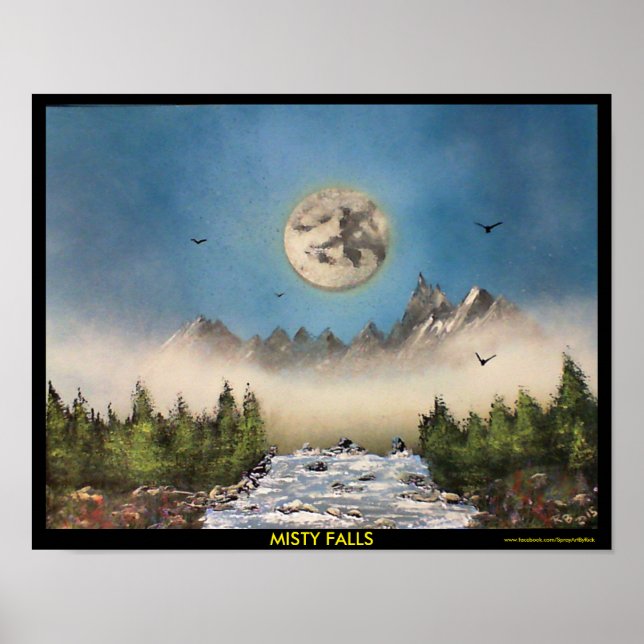 Misty Falls Poster (Framsidan)