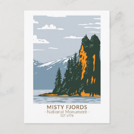 Misty Fjords National Monument Nya Eddystone Vykort