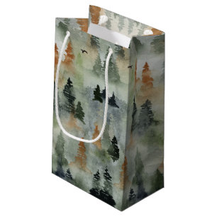 Misty Forest Birthday   Pension SMALL Gift Bag