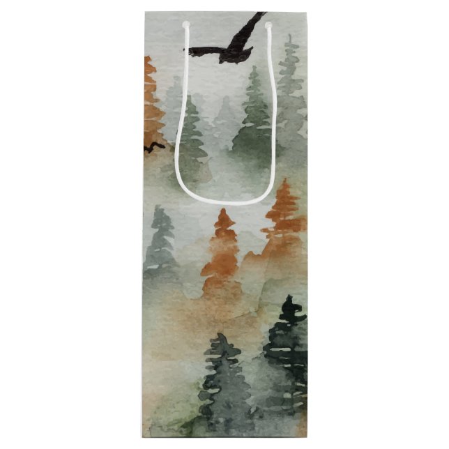 Misty Forest Birthday | Pension Vin Gift Bag (Framsidan)