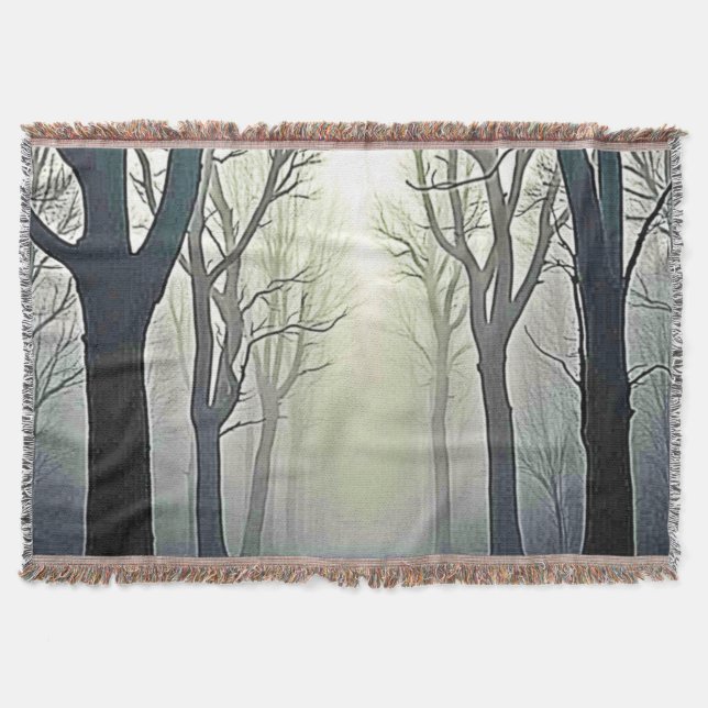Misty Forest Path: Eerie Beauty Filt (Framsidan)