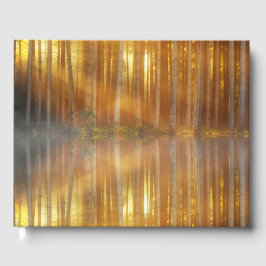 Misty Forest Scene Gästböcker