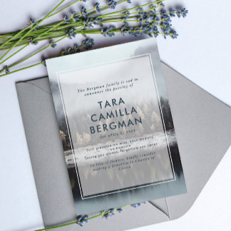 Misty Forest Sjö Död Meddelande