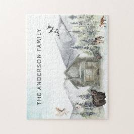 Misty Forest | Woodland Wilderness Jigszle Puzzle Pussel