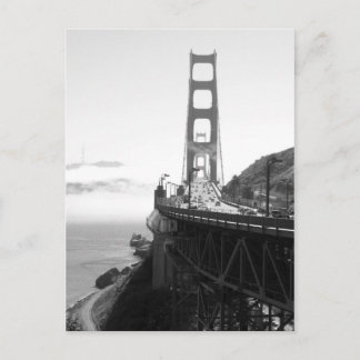 Misty Golden Grind Bridge V Vykort