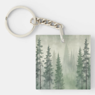 Misty Gräs Forest Serenity