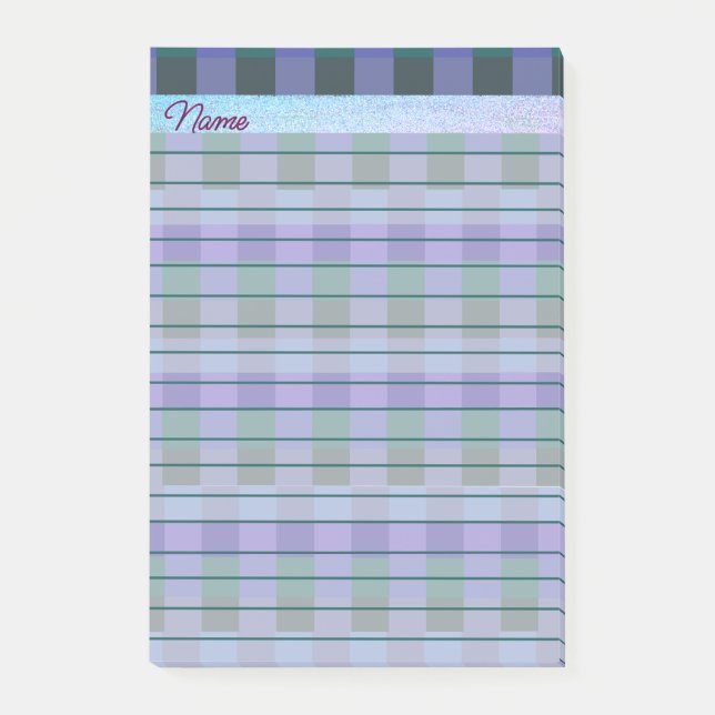 Misty gullig post-it-anteckning post-it block (Framsida)