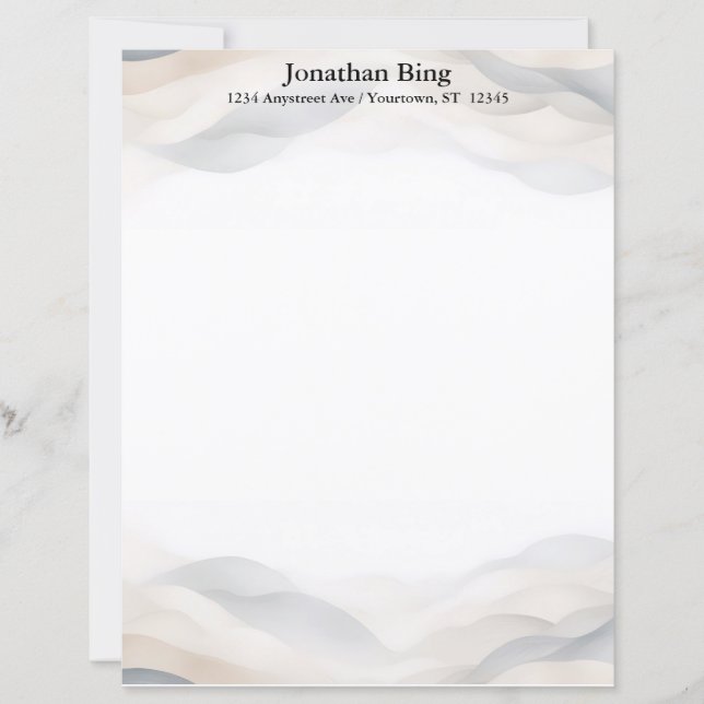 Misty Hills Stationery Paper (Framsida)