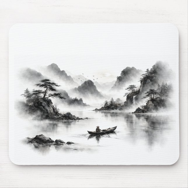 Misty Lake Mousepad Musmatta (Framsidan)