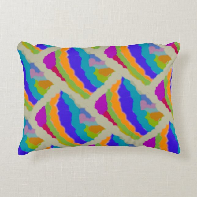 MISTY MÅNE DREAM CLOUD ABSTRAKT ART KÄRLEK PRYDNADSKUDDE (Framsidan)