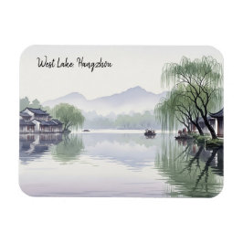 Misty MorgHangzhou Väster Sjö Hangzhou Magnet