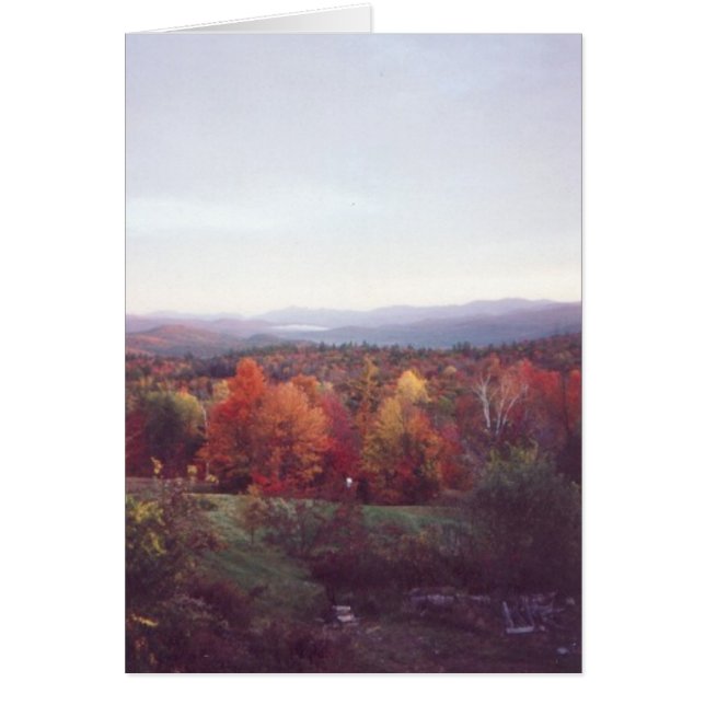 "Misty Morgon, 15 oktober 2008" Hälsningskort (Framsidan)