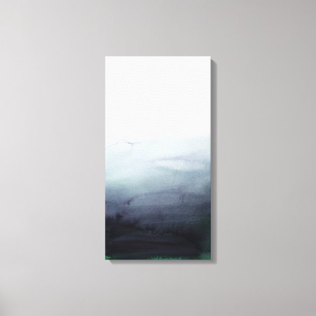 Misty Morgon Abstrakt liggande Canvastryck (Framsida)