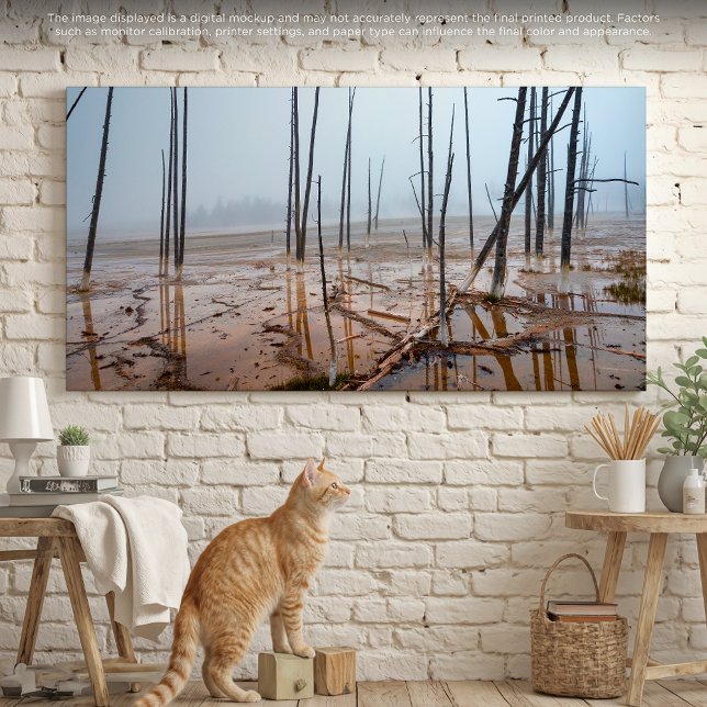 Misty Morgon i Yellowstone Canvastryck (Skapare uppladdad)