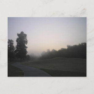 Misty Morgon Väg Vykort
