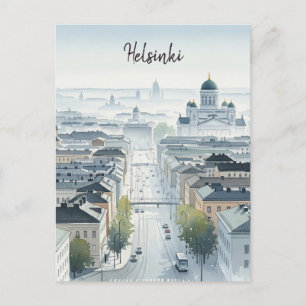 Misty MorgonHelsingfors Finlands resa Vykort