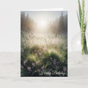 Misty Morgons Meadow Birthday Kort