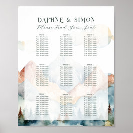 Misty Mountain Bröllop Poster