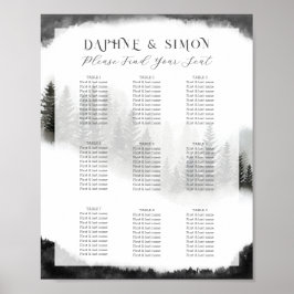 Misty Mountain Bröllop Poster