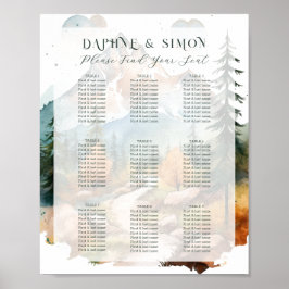 Misty Mountain Bröllop Poster