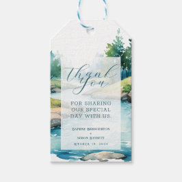 Misty Mountain Bröllop Presentetikett