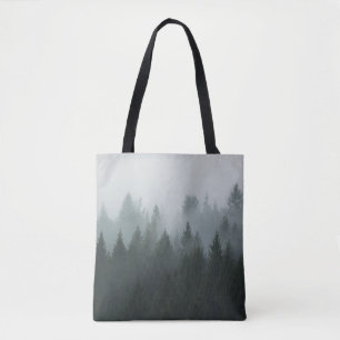 Misty Mountain Forest Autumn Fog Tygkasse