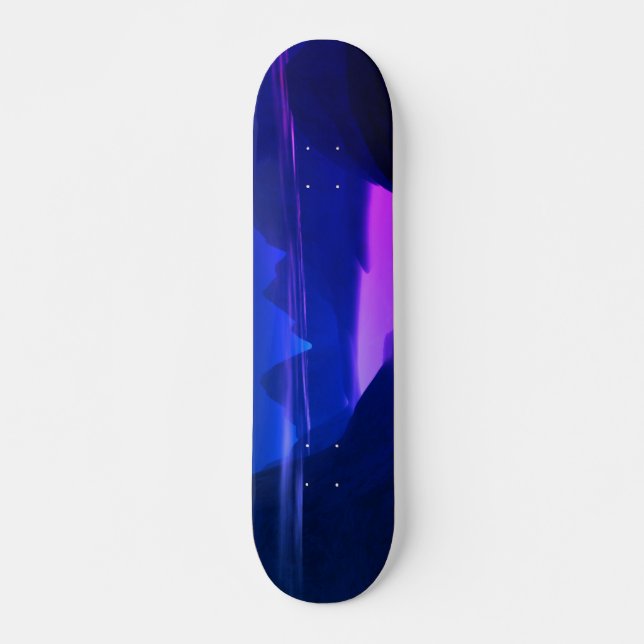 Misty Mountain Lila Mini Skateboard Bräda 18,5 Cm (Framsida)