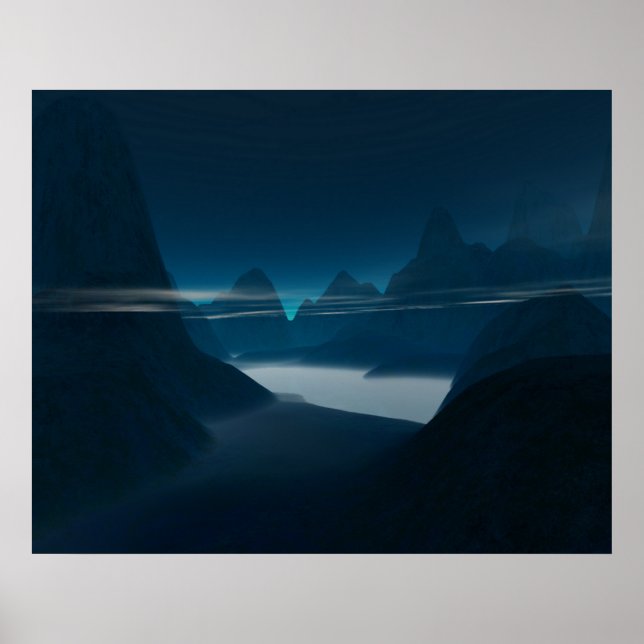 Misty Mountain Poster (Framsidan)