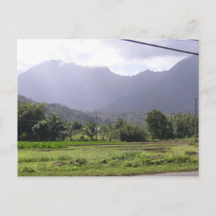 Misty Mountains i Kauai, Hawaii Vykort