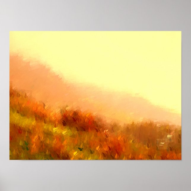 MISTY MOUNTAINS POSTER (Framsidan)