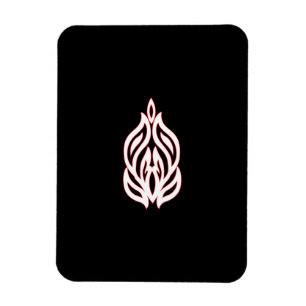 Misty Ro, Flush Mahogany, dekorativ design Magnet