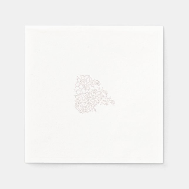 Misty Ro, Flush Mahogany, dekorativ design Pappersservett (Framsidan)
