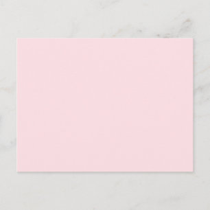 Misty Ro Light Baby Rosa Solid Färg - bakgrund Vykort