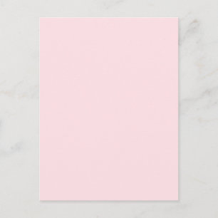 Misty Ro Light Baby Rosa Solid Färg - bakgrund Vykort