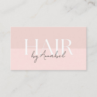 Misty Rose Hair Stylist QR Code  Business Card Visitkort