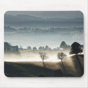 Misty Schweiz Landscape Landskap Musmatta