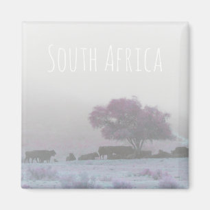 Misty South Afrika Rural Landscape SA Magnet