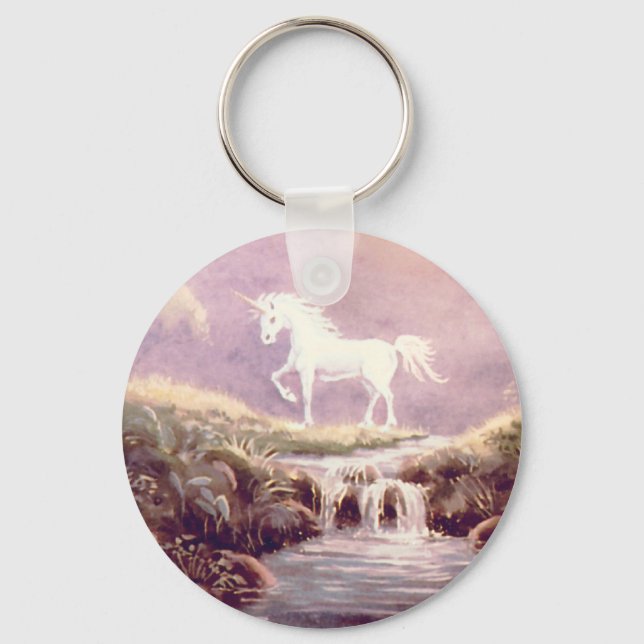 MISTY UNICORN by SHARON SHARPE Nyckelring (Framsida)