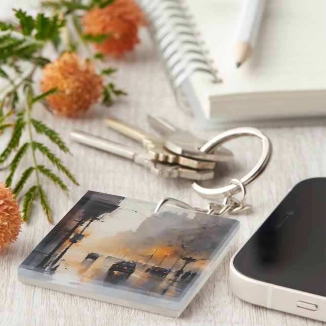 Misty Urban Evening (Högra Framsidan)