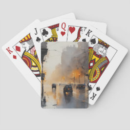 Misty Urban Evening Casinokort