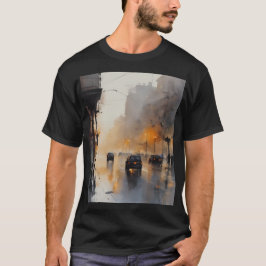 Misty Urban Evening T Shirt