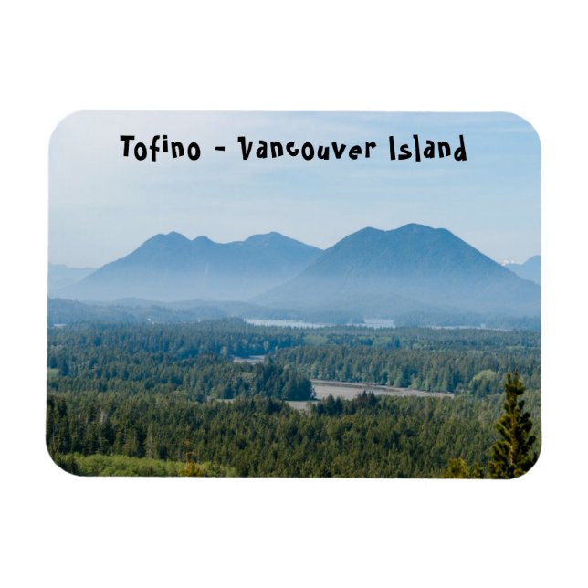 Misty Valley i Tofino - British Columbia, Kanada Magnet (Horisontell)